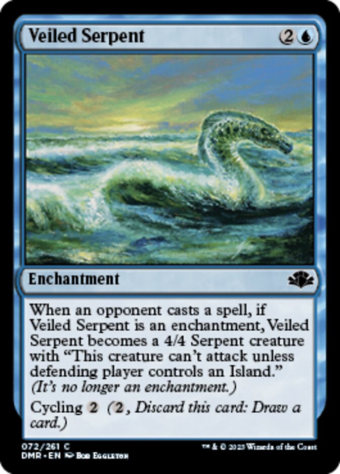 Veiled Serpent [Dominaria Remastered] | Exor Games Bridgewater