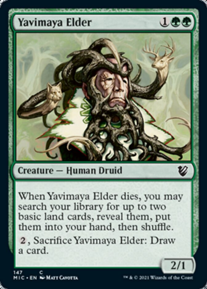 Yavimaya Elder [Innistrad: Midnight Hunt Commander] | Exor Games Bridgewater