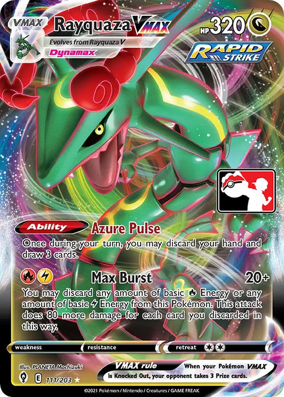 Rayquaza VMAX (111/203) [Prize Pack Series One] | Exor Games Bridgewater