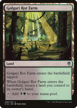 Golgari Rot Farm [Commander 2016] | Exor Games Bridgewater