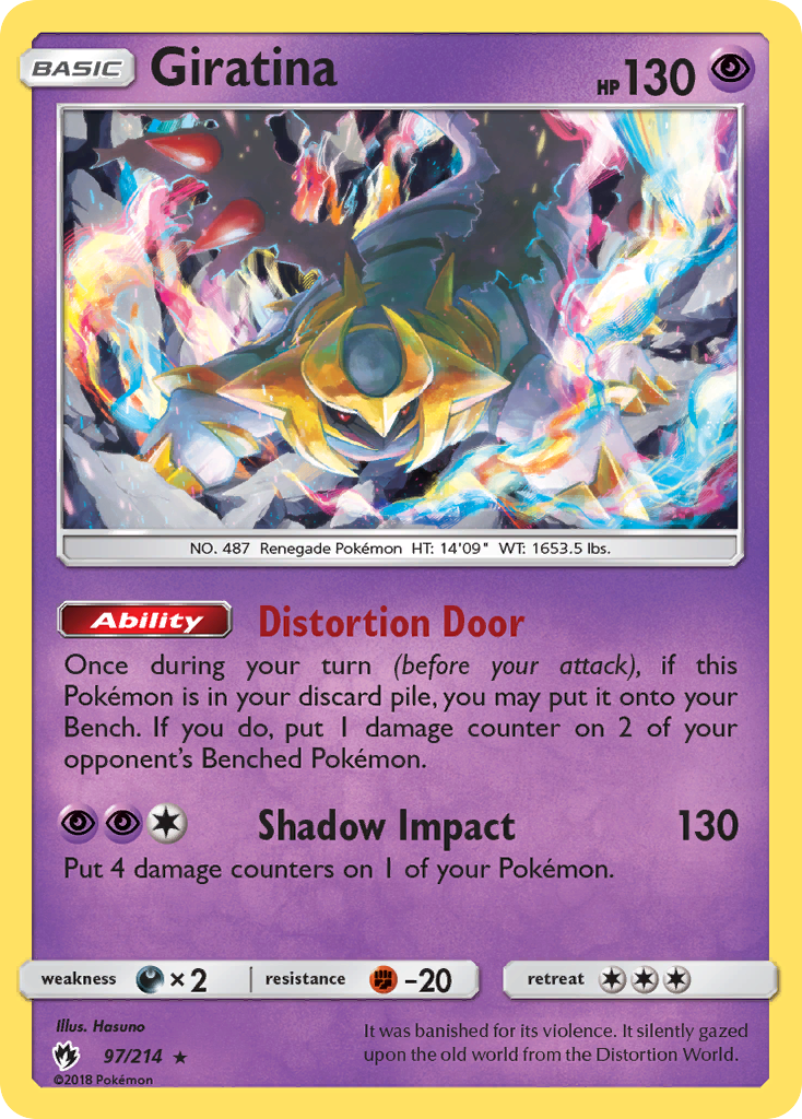 Giratina (97/214) [Sun & Moon: Lost Thunder] | Exor Games Bridgewater