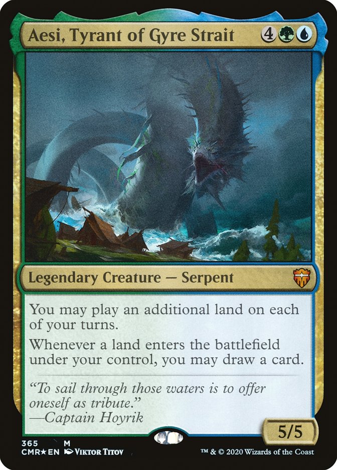 Aesi, Tyrant of Gyre Strait [Commander Legends Commander Deck] | Exor Games Bridgewater