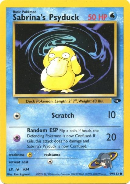 Sabrina's Psyduck (99/132) [Gym Challenge Unlimited] | Exor Games Bridgewater