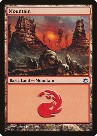 Mountain (242) [Scars of Mirrodin] | Exor Games Bridgewater