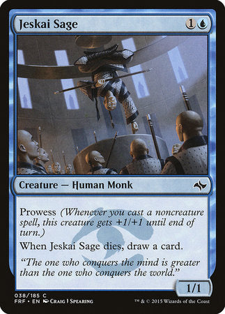 Jeskai Sage [Fate Reforged] | Exor Games Bridgewater