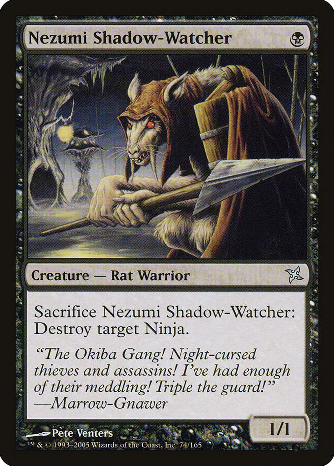 Nezumi Shadow-Watcher [Betrayers of Kamigawa] | Exor Games Bridgewater