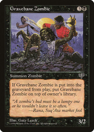 Gravebane Zombie [Mirage] | Exor Games Bridgewater