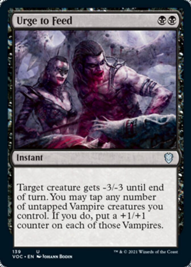 Urge to Feed [Innistrad: Crimson Vow Commander] | Exor Games Bridgewater