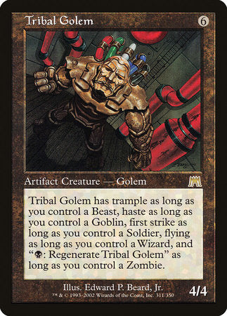 Tribal Golem [Onslaught] | Exor Games Bridgewater