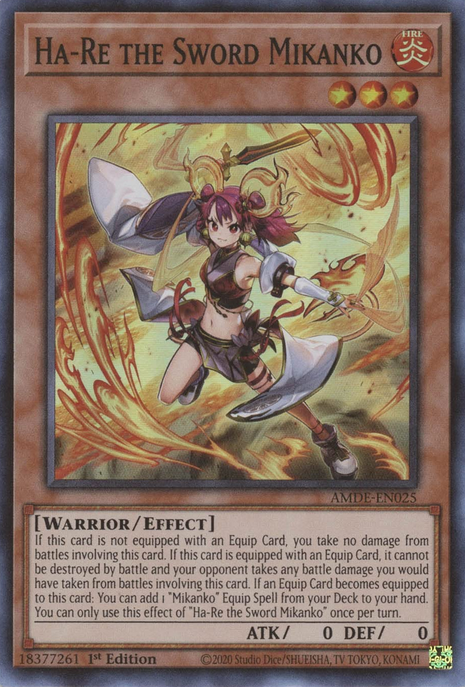 Ha-Re the Sword Mikanko [AMDE-EN025] Super Rare | Exor Games Bridgewater