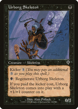 Urborg Skeleton [Invasion] | Exor Games Bridgewater