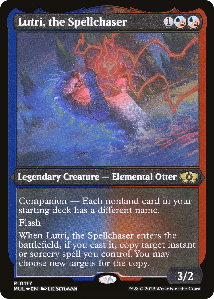 Lutri, the Spellchaser (Foil Etched) [Multiverse Legends] | Exor Games Bridgewater