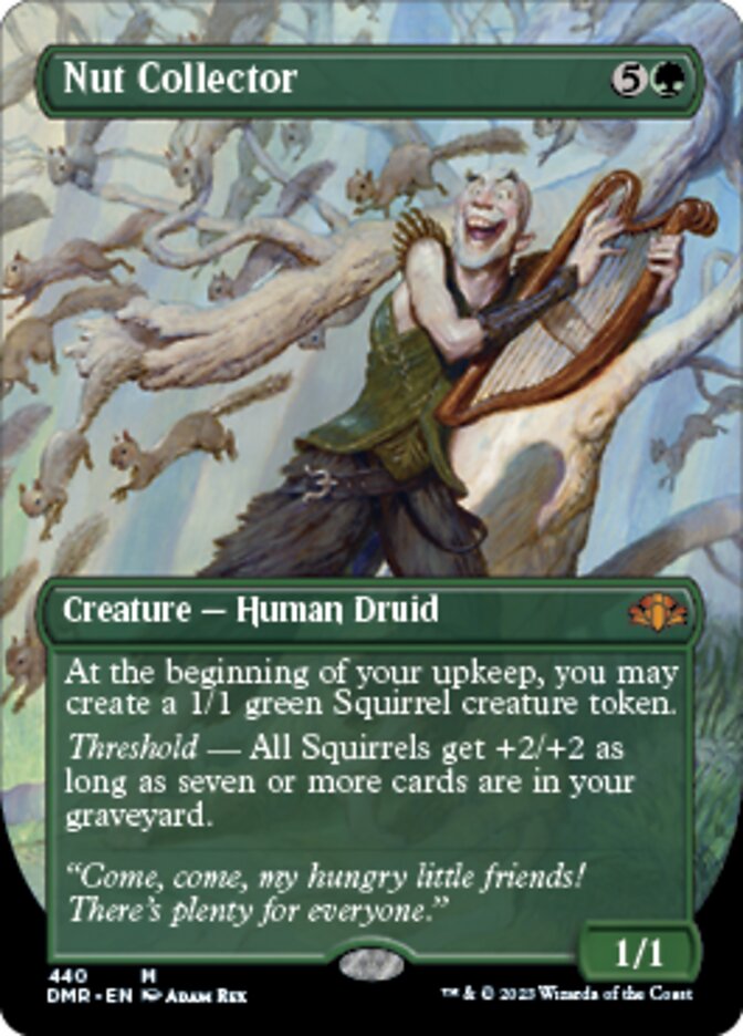 Nut Collector (Borderless Alternate Art) [Dominaria Remastered] | Exor Games Bridgewater