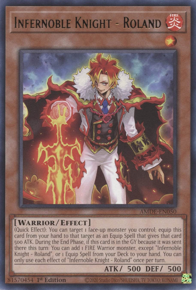 Infernoble Knight - Roland [AMDE-EN050] Rare | Exor Games Bridgewater