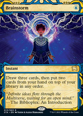 Brainstorm (Etched Foil) [Strixhaven Mystical Archive] | Exor Games Bridgewater