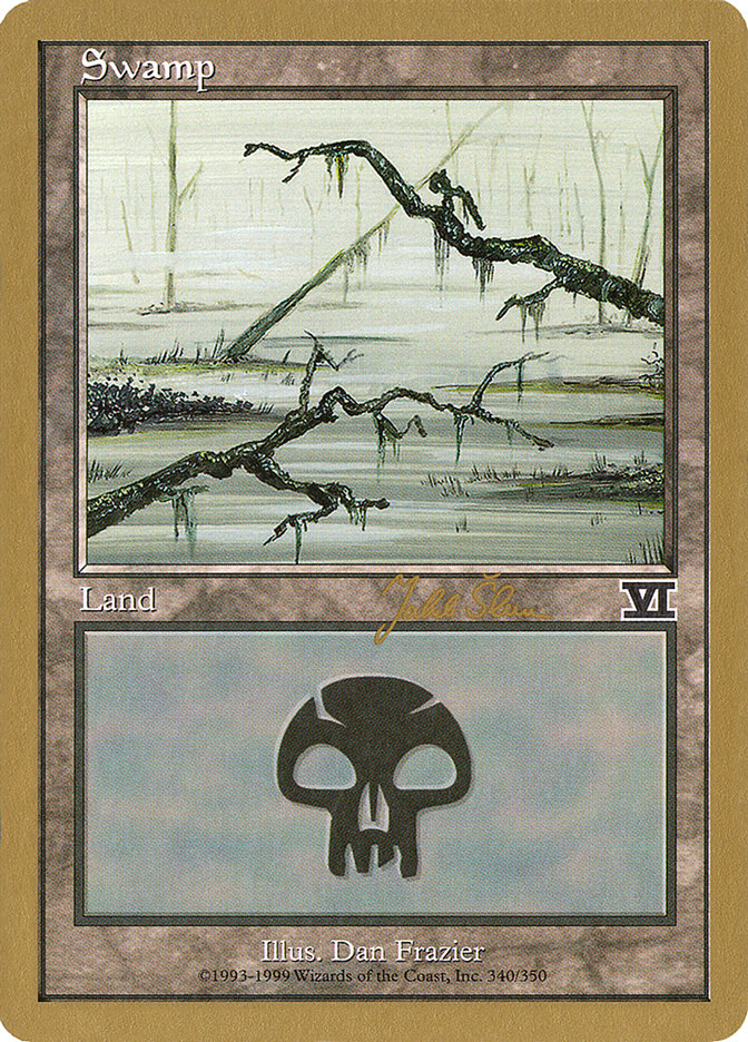 Swamp (js340b) (Jakub Slemr) [World Championship Decks 1999] | Exor Games Bridgewater