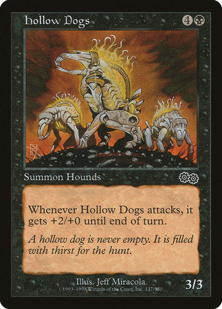 Hollow Dogs [Urza's Saga] | Exor Games Bridgewater