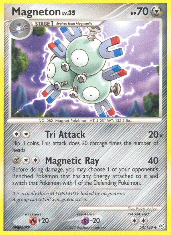 Magneton (54/130) [Diamond & Pearl: Base Set] | Exor Games Bridgewater