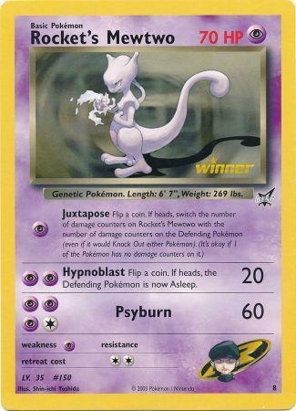 Rocket's Mewtwo (8) (Jumbo Card) [Best of Promos] | Exor Games Bridgewater