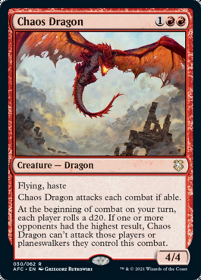 Chaos Dragon [Dungeons & Dragons: Adventures in the Forgotten Realms Commander] | Exor Games Bridgewater