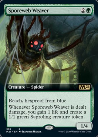 Sporeweb Weaver (Extended Art) [Core Set 2021] | Exor Games Bridgewater