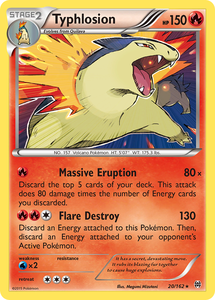 Typhlosion (20/162) [XY: BREAKthrough] | Exor Games Bridgewater