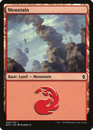 Mountain (269) [Battle for Zendikar] | Exor Games Bridgewater