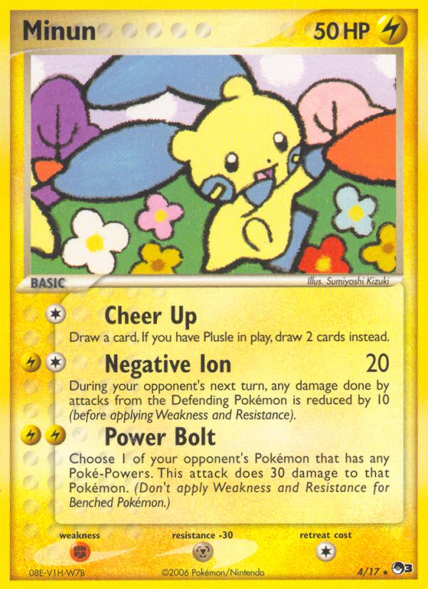 Minun (4/17) [POP Series 3] | Exor Games Bridgewater