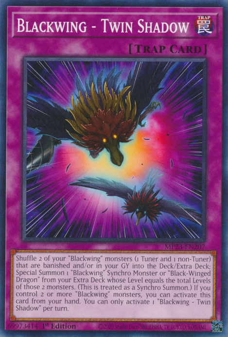 Blackwing - Twin Shadow [MP23-EN207] Common | Exor Games Bridgewater