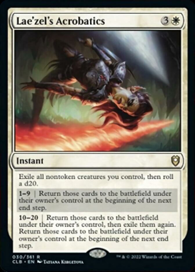 Lae'zel's Acrobatics [Commander Legends: Battle for Baldur's Gate] | Exor Games Bridgewater