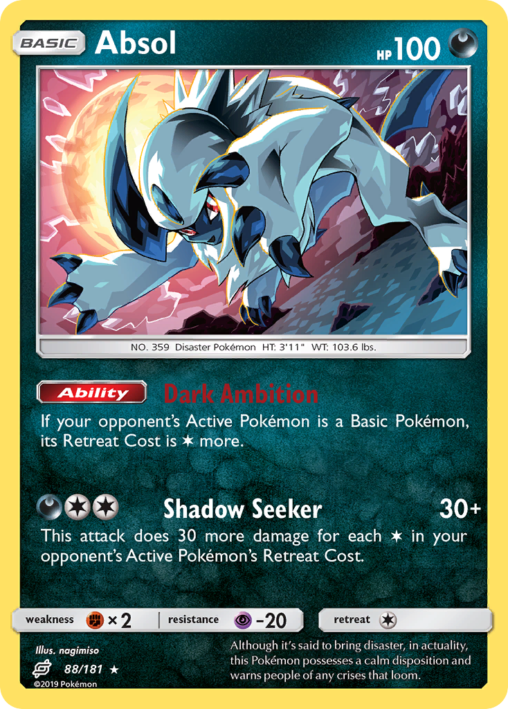 Absol (88/181) [Sun & Moon: Team Up] | Exor Games Bridgewater