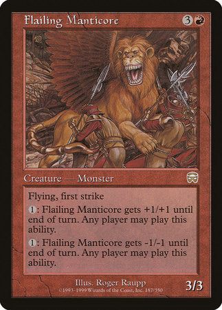 Flailing Manticore [Mercadian Masques] | Exor Games Bridgewater