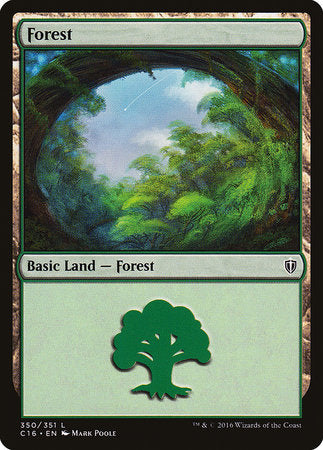 Forest (350) [Commander 2016] | Exor Games Bridgewater