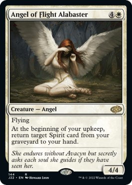 Angel of Flight Alabaster [Jumpstart 2022] | Exor Games Bridgewater