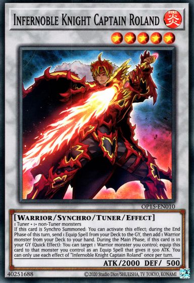 Infernoble Knight Captain Roland [OP15-EN010] Super Rare | Exor Games Bridgewater