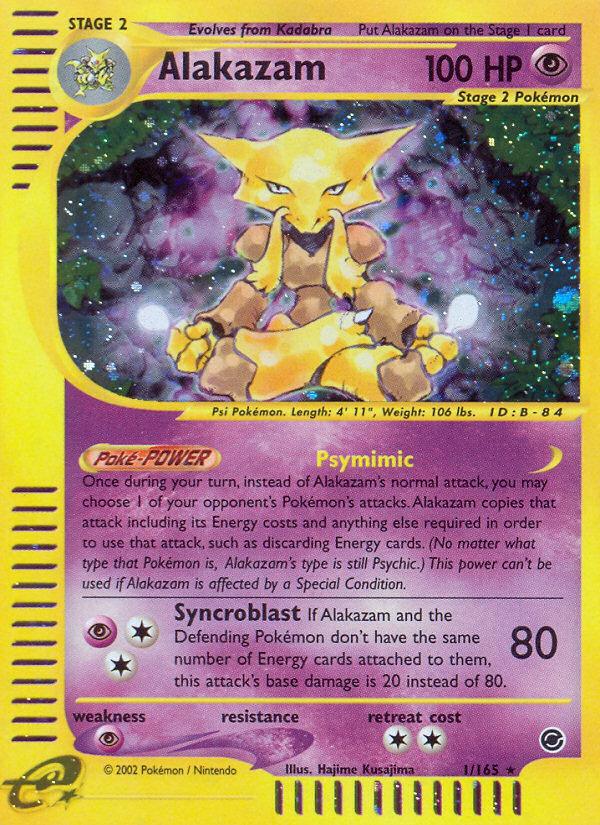 Alakazam (1/165) [Expedition: Base Set] | Exor Games Bridgewater