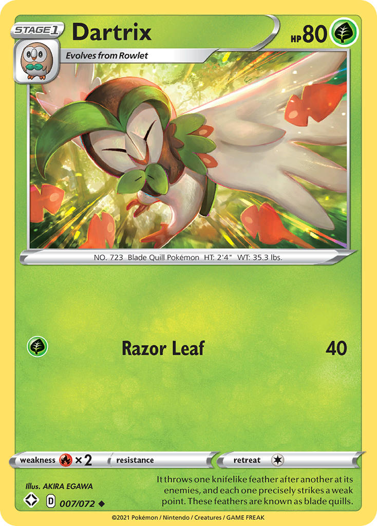 Dartrix (007/072) [Sword & Shield: Shining Fates] | Exor Games Bridgewater