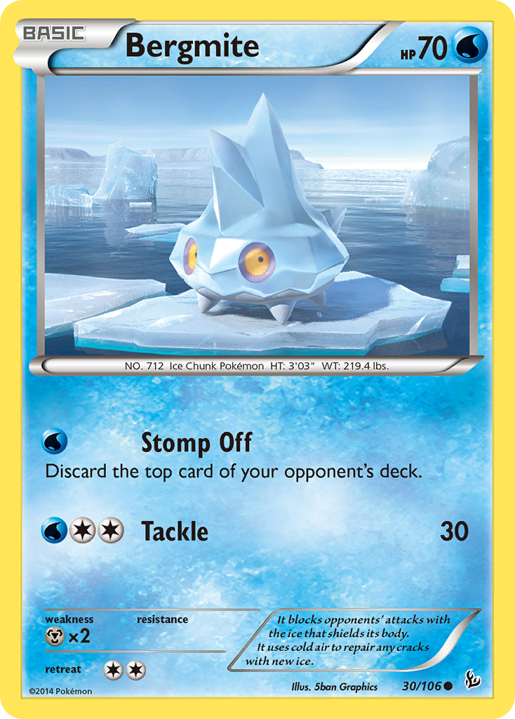 Bergmite (30/106) [XY: Flashfire] | Exor Games Bridgewater