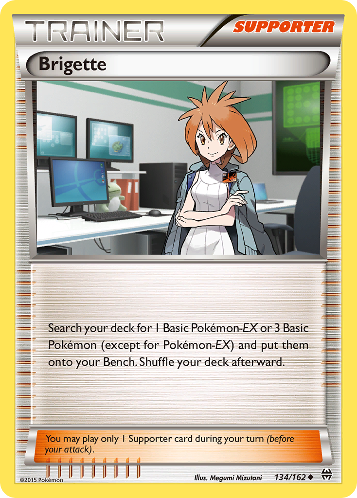 Brigette (134/162) [XY: BREAKthrough] | Exor Games Bridgewater