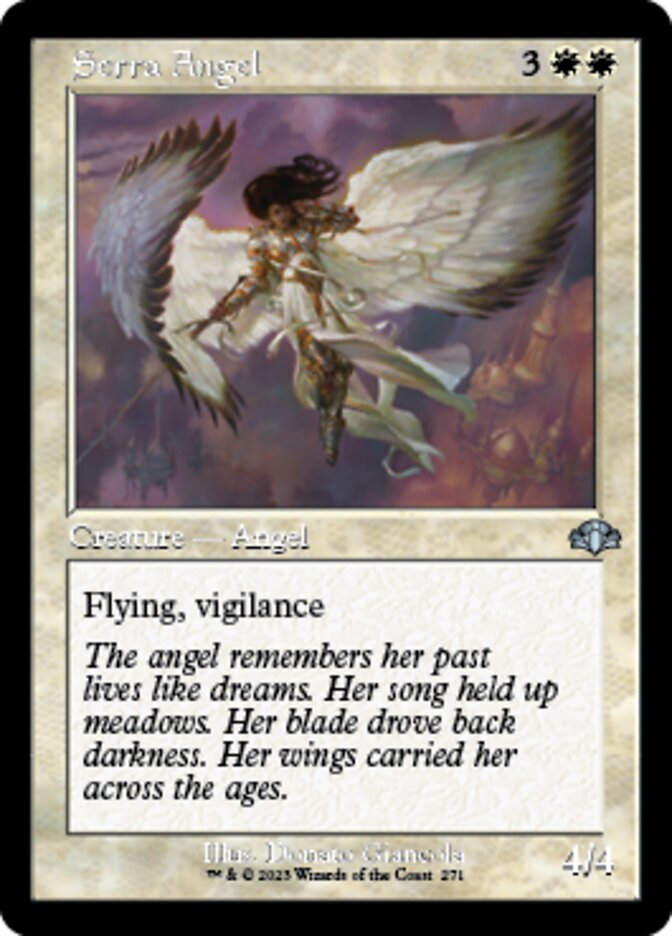 Serra Angel (Retro) [Dominaria Remastered] | Exor Games Bridgewater