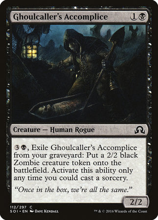 Ghoulcaller's Accomplice [Shadows over Innistrad] | Exor Games Bridgewater