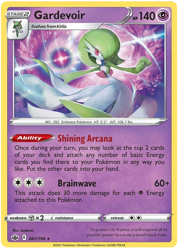 Gardevoir (061/198) (Theme Deck Exclusive) [Sword & Shield: Chilling Reign] | Exor Games Bridgewater