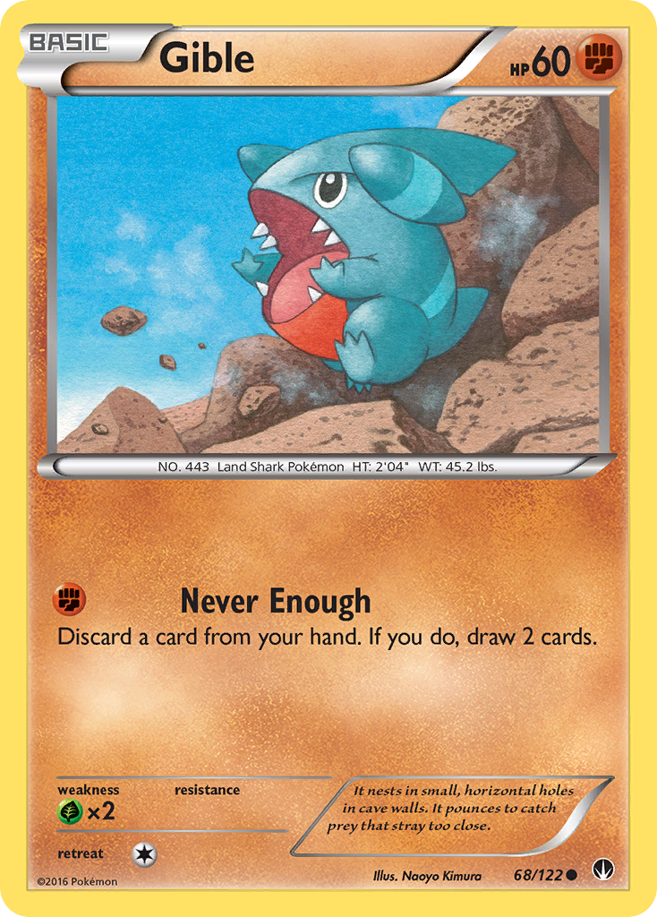 Gible (68/122) [XY: BREAKpoint] | Exor Games Bridgewater