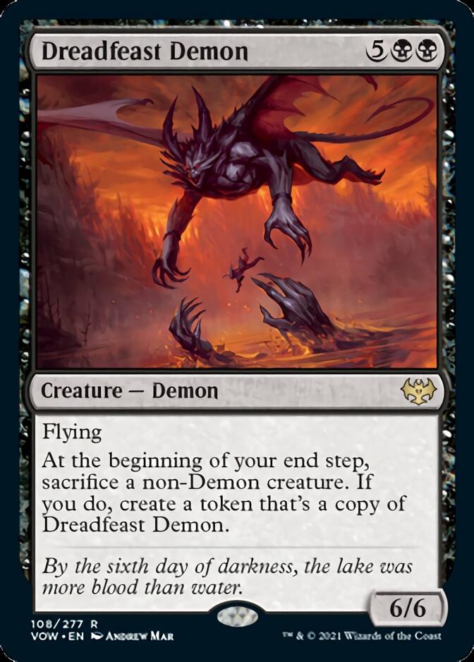 Dreadfeast Demon [Innistrad: Crimson Vow] | Exor Games Bridgewater