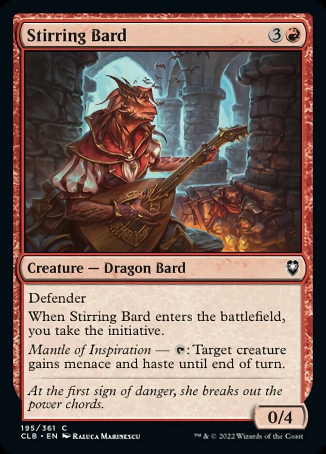 Stirring Bard [Commander Legends: Battle for Baldur's Gate] | Exor Games Bridgewater