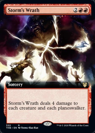 Storm's Wrath (Extended Art) [Theros Beyond Death] | Exor Games Bridgewater