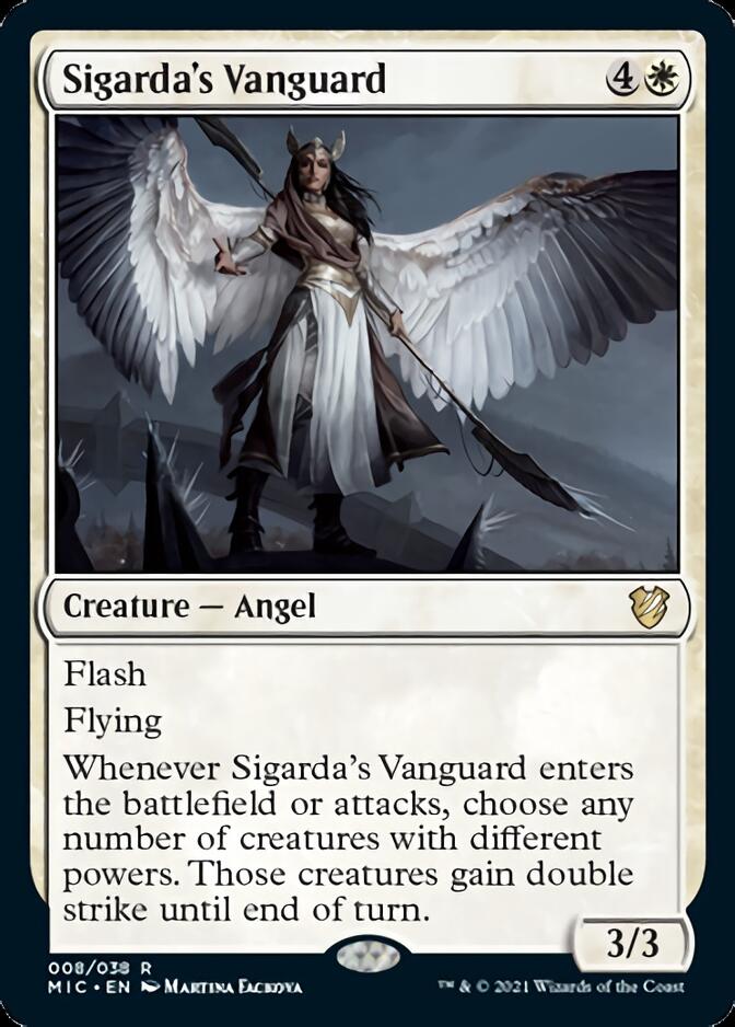 Sigarda's Vanguard [Innistrad: Midnight Hunt Commander] | Exor Games Bridgewater