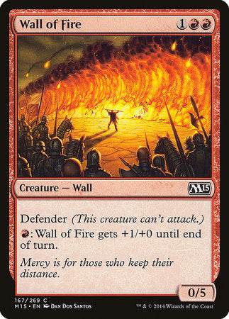 Wall of Fire [Magic 2015] | Exor Games Bridgewater