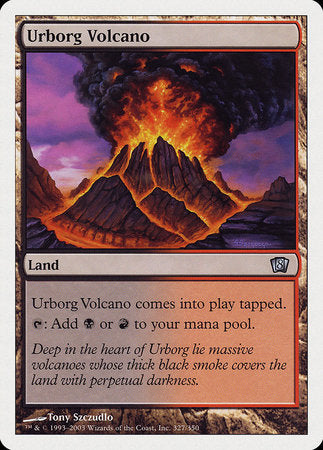 Urborg Volcano [Eighth Edition] | Exor Games Bridgewater