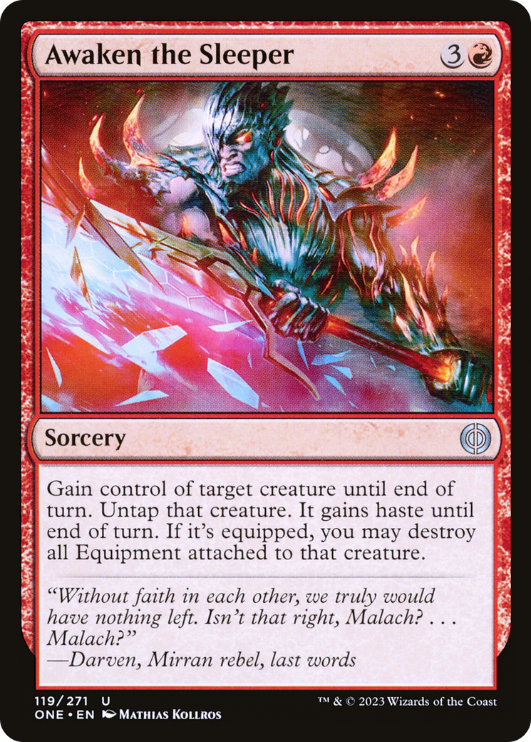 Awaken the Sleeper [Phyrexia: All Will Be One] | Exor Games Bridgewater